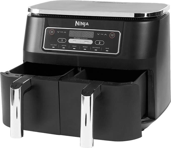 Ninja Foodi Airfryer Af300eu, Twee Aparte Kookvakken Grote 7.6 Liter Capaciteit Zwart online kopen